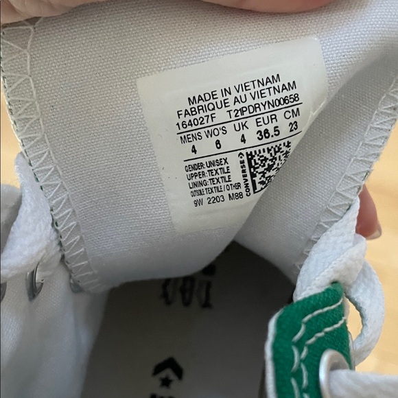 Converse All Stars Classic Green High-Top Sneakers - Picture 7 of 8